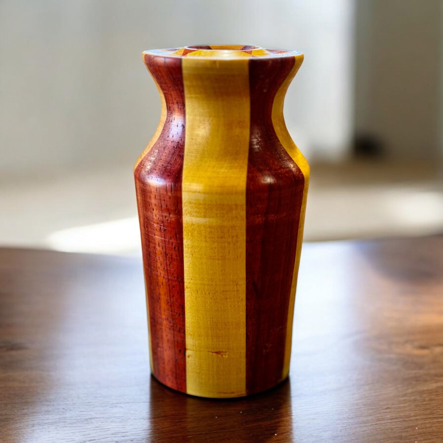 Handcrafted Wooden Vase